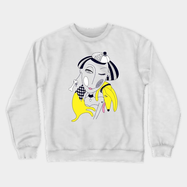 Dachshund Crewneck Sweatshirt by Go go